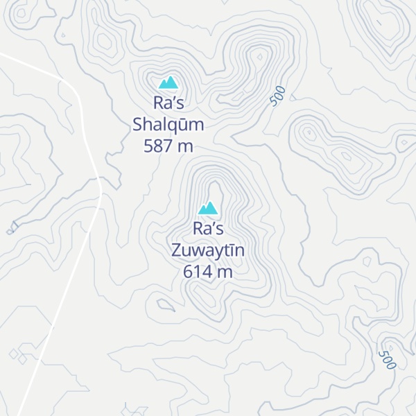 Map of Ra’s Zuwaytīn