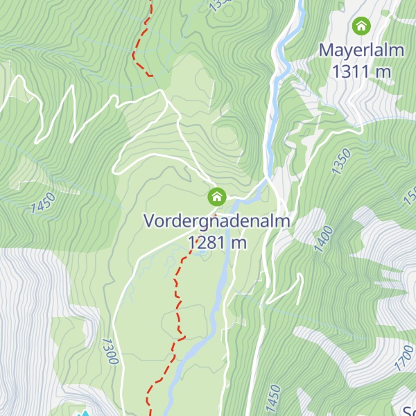 Map of Gnadenalm