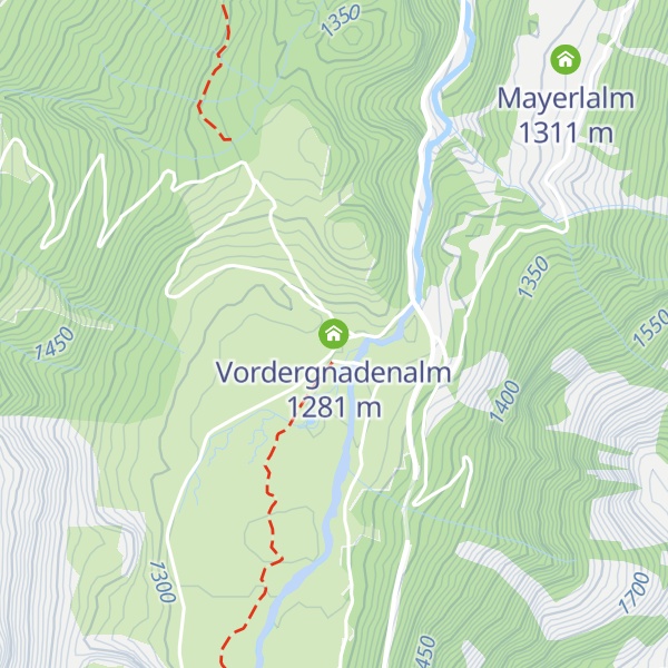 Map of Vordergnadenalm