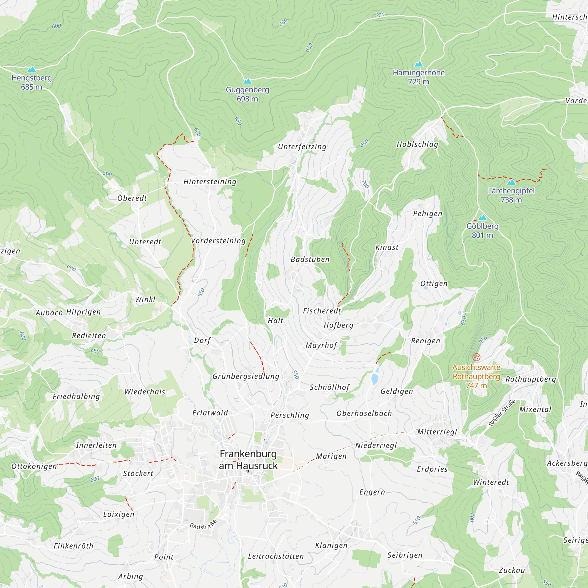Hüttengaudi Badstuben map