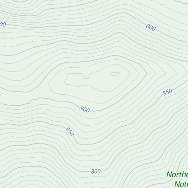 Map of Lexfjellet