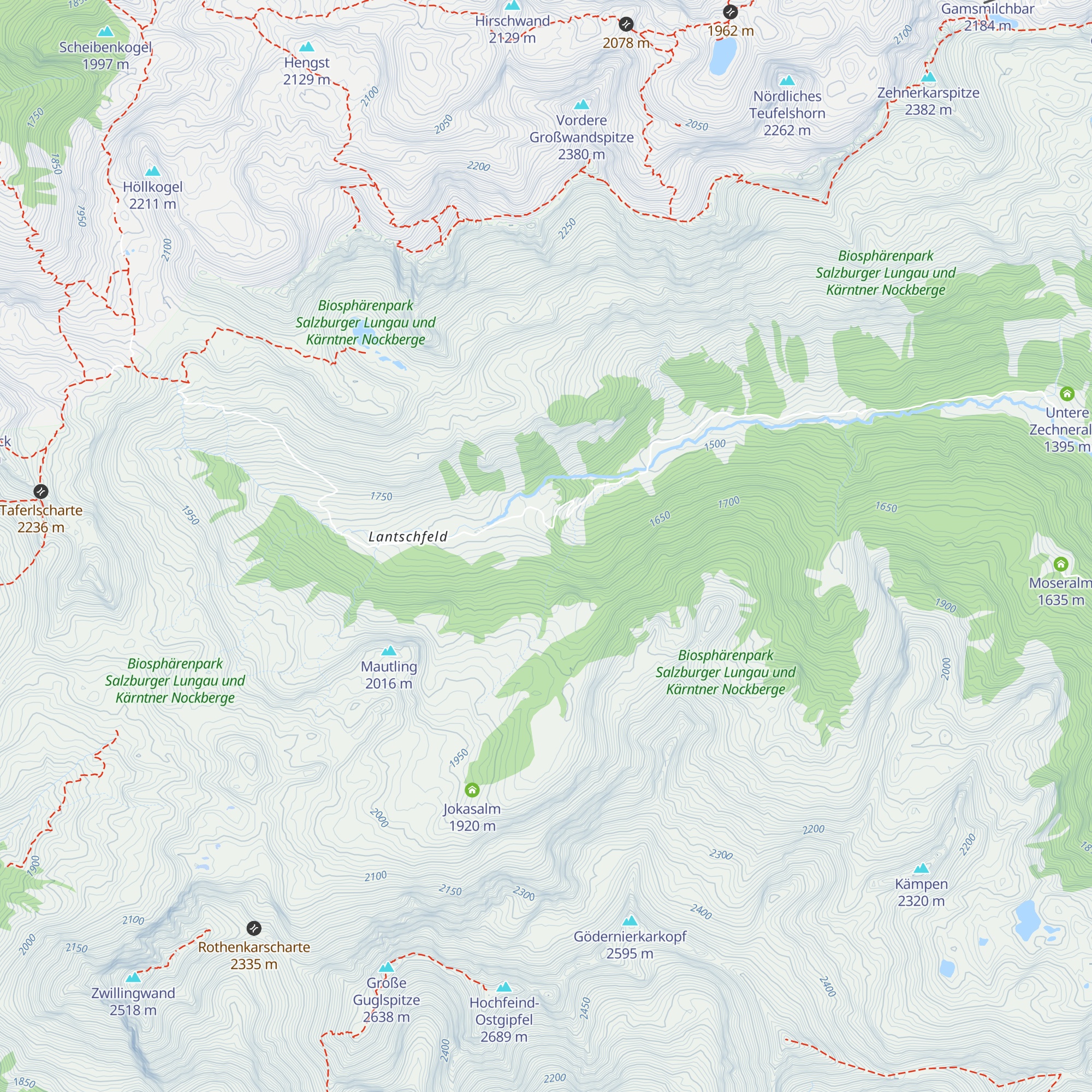 Müllnerbaueralm map