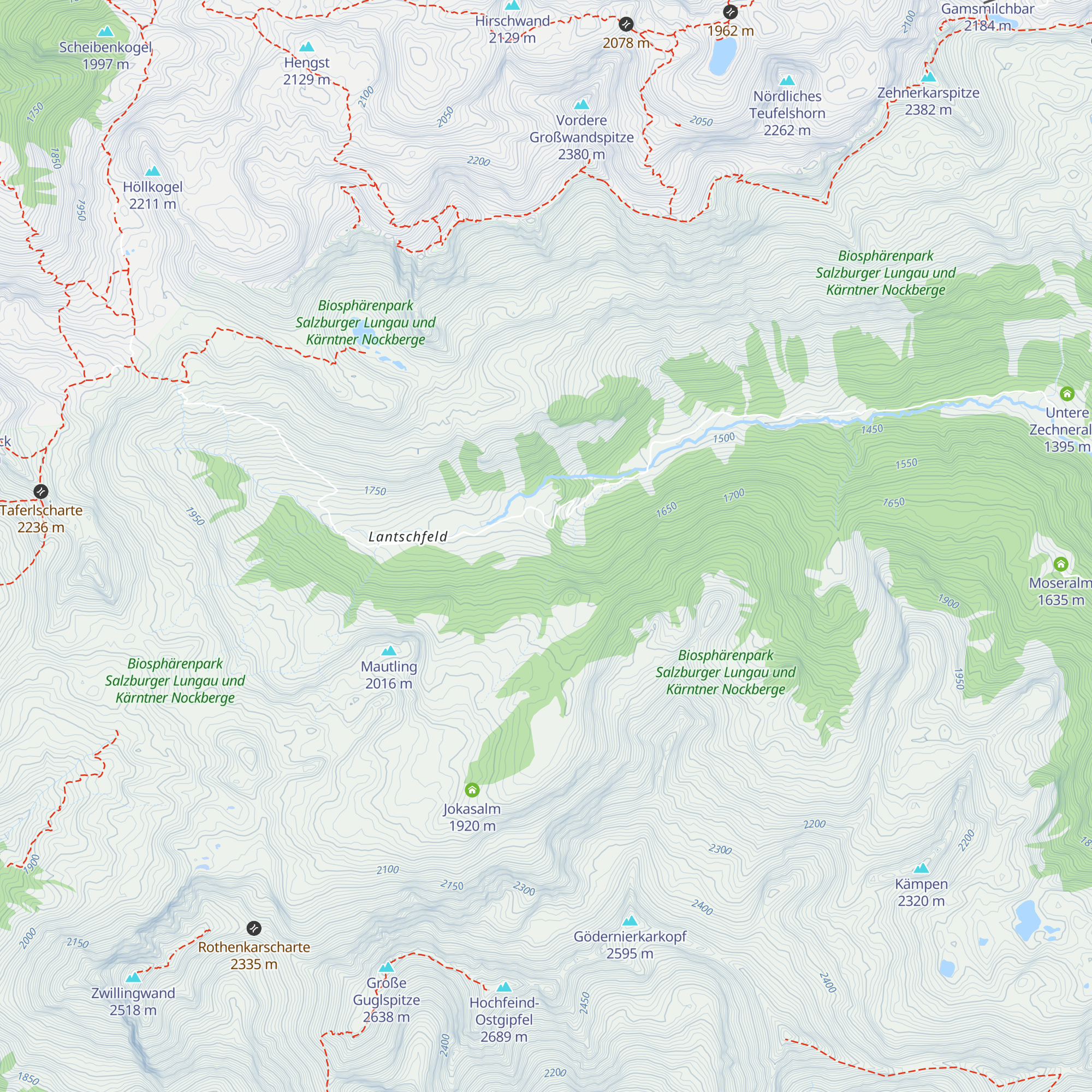 Müllnerbaueralm map
