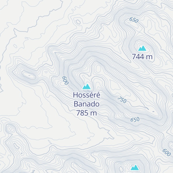 Map of Hosséré Banado