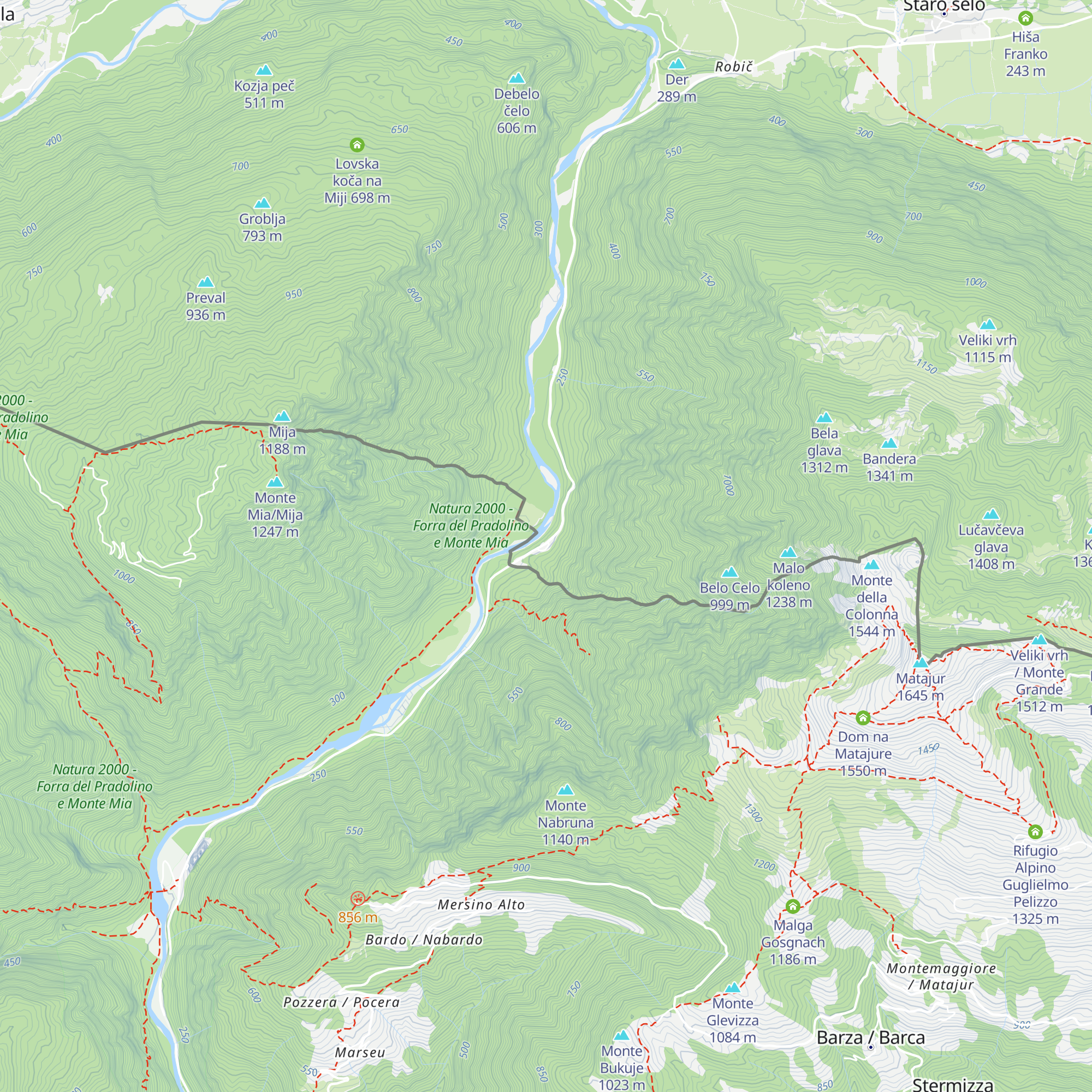 Pri Konfinu map