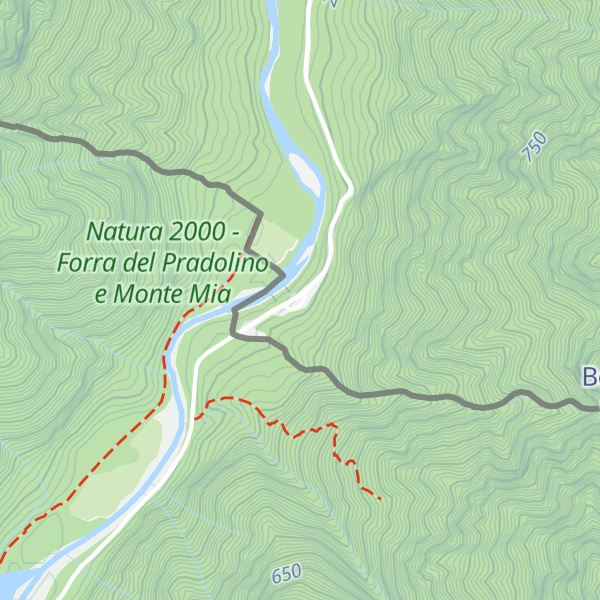 Map of Pri Konfinu