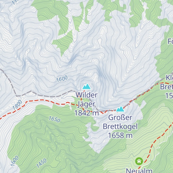 Map of Wilder Jäger