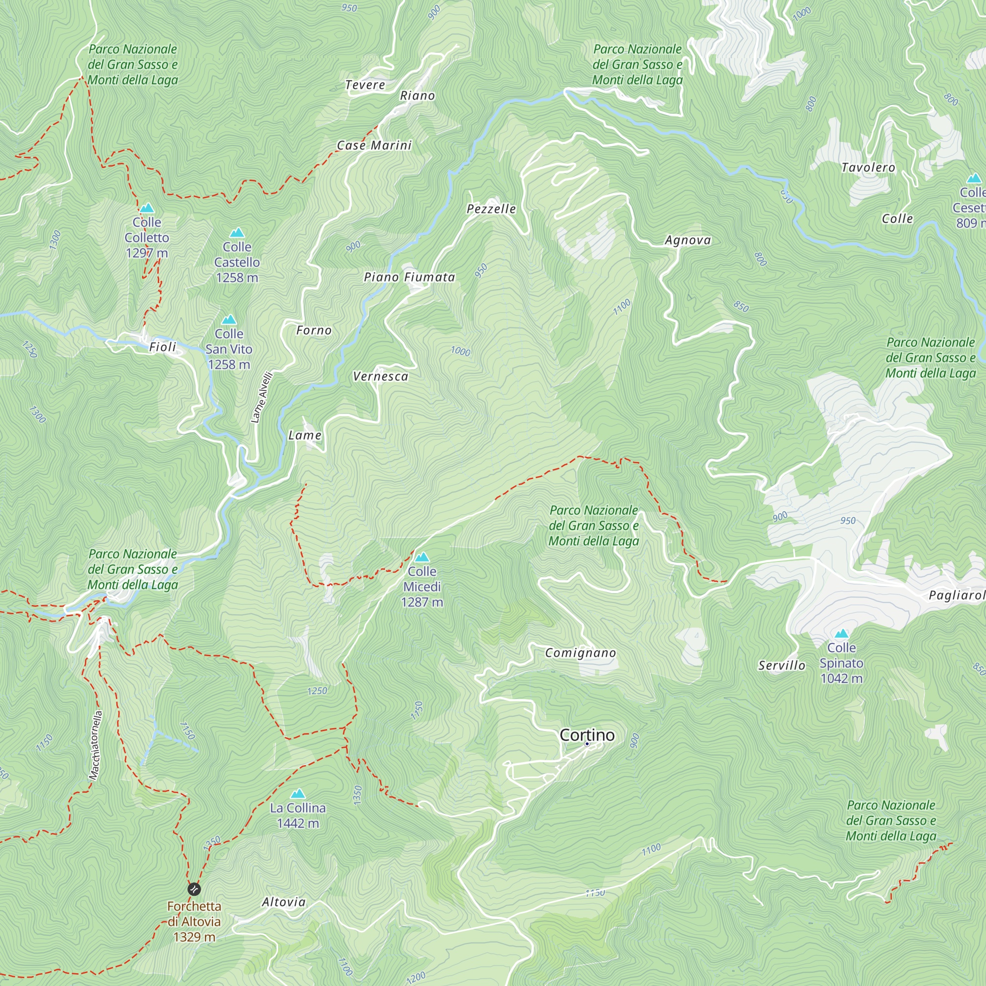 Rifugio Bilancere map