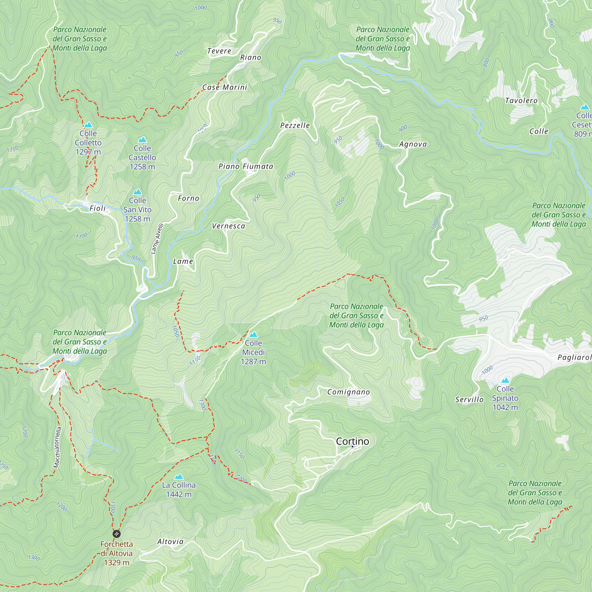 Rifugio Bilancere map