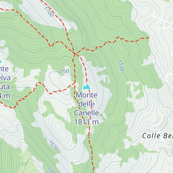 Map of Monte delle Canelle