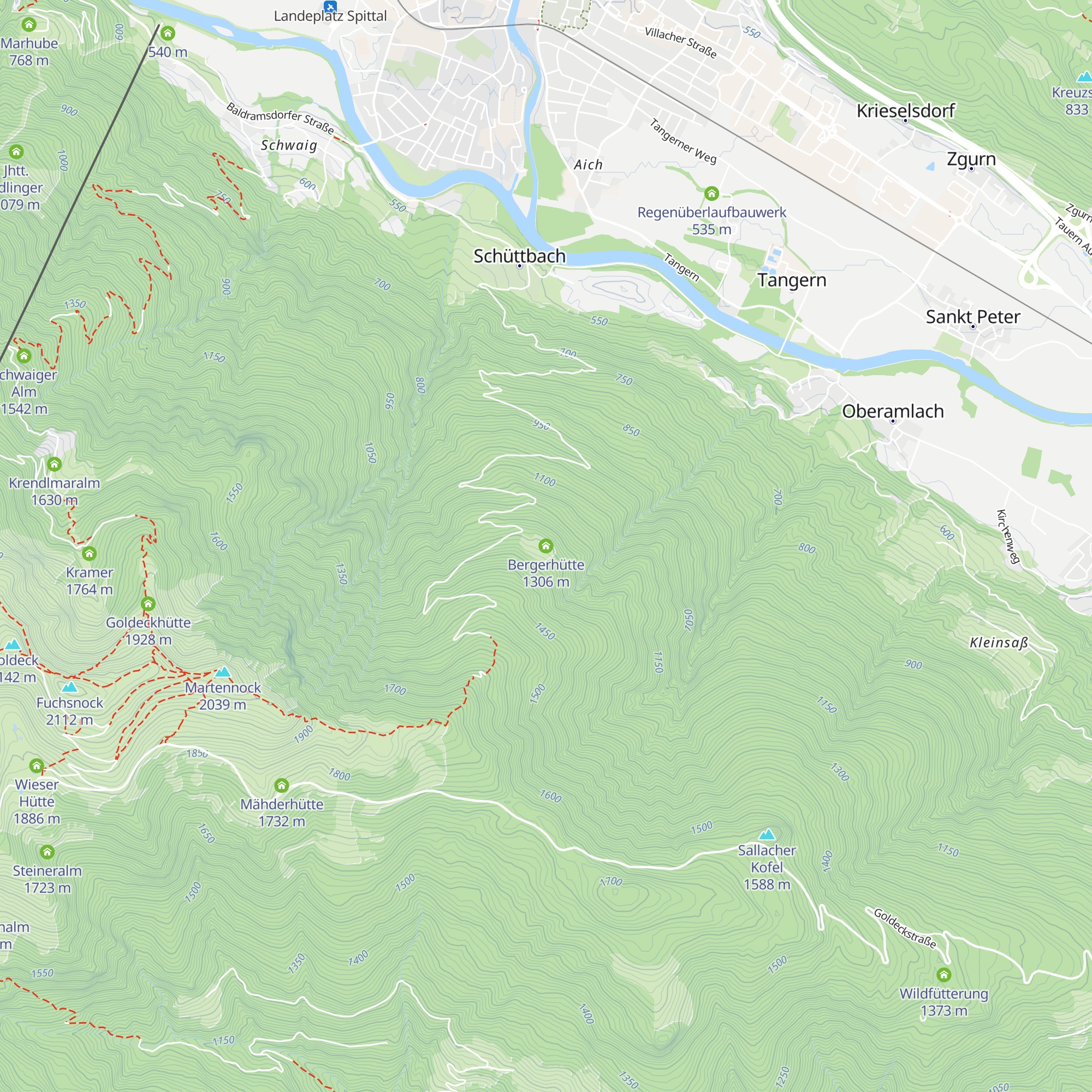 Bergerhütte map