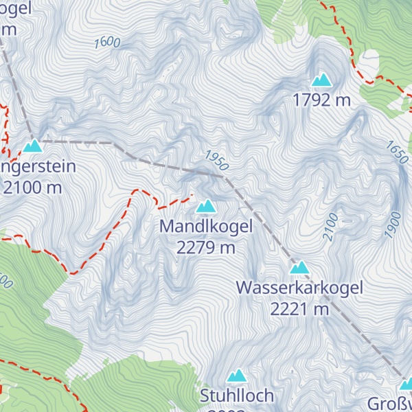 Map of Mandlkogel
