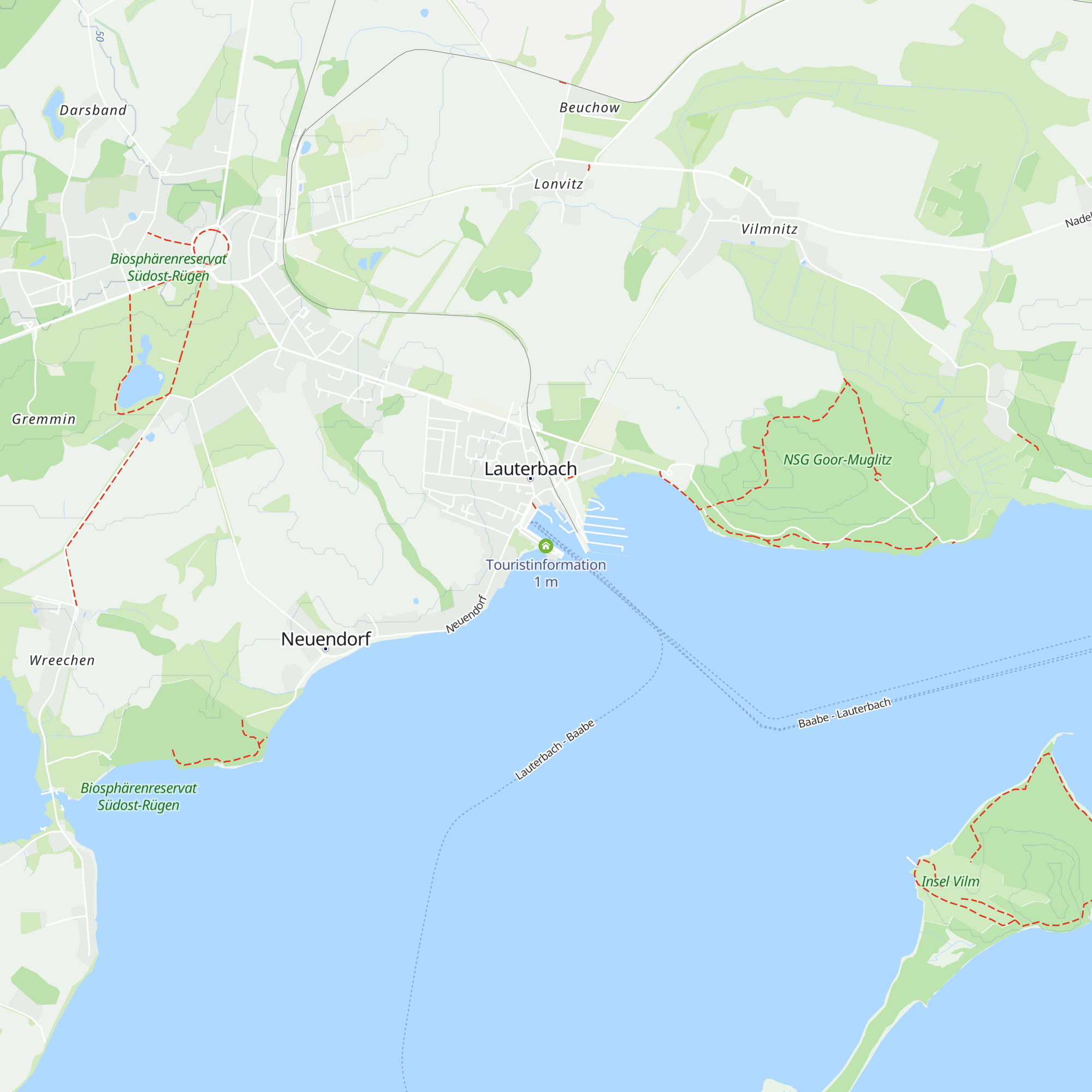 Touristinformation map