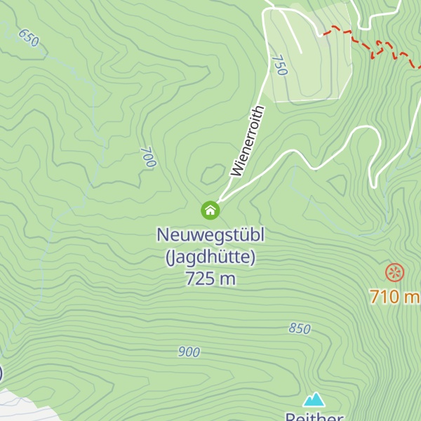 Map of Neuwegstübl (Jagdhütte)