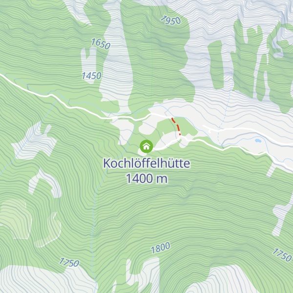 Map of Kochlöffelhütte