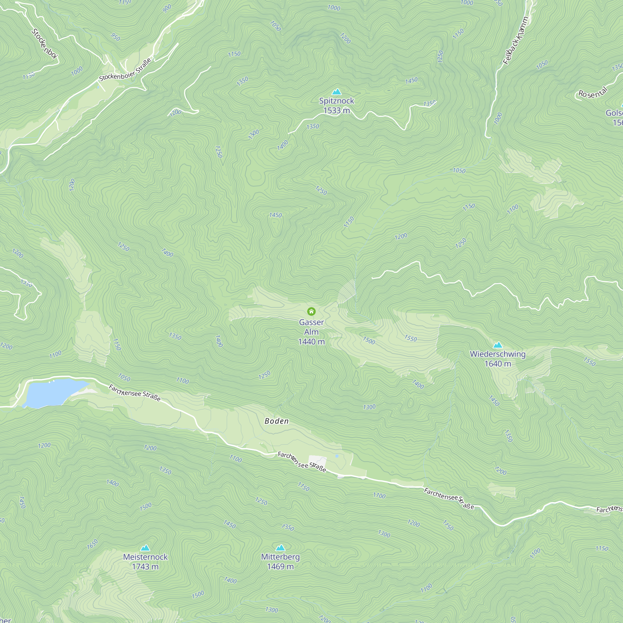 Gasser Alm map
