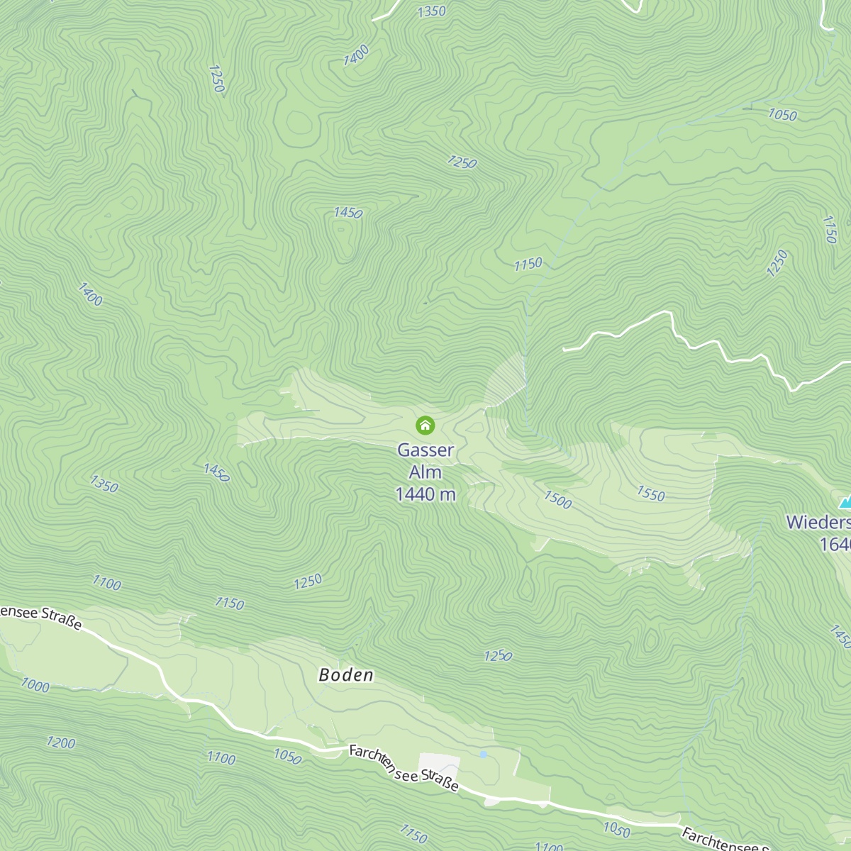 Gasser Alm map