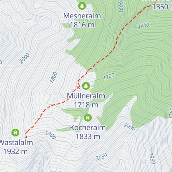 Map of Müllneralm