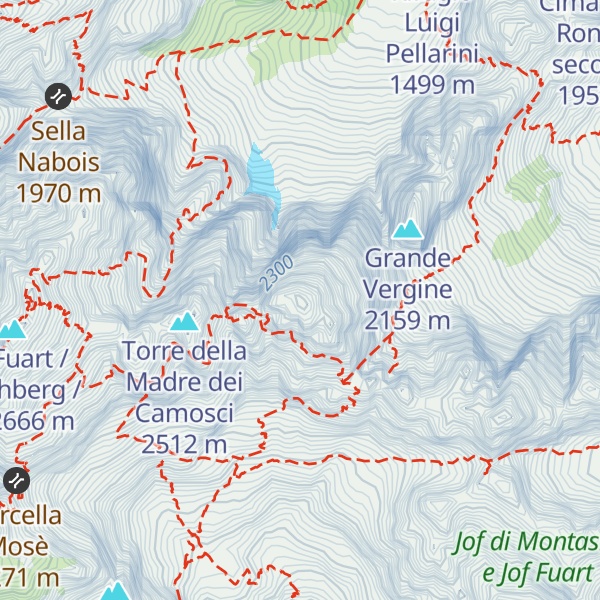 Map of Cima di Riofreddo