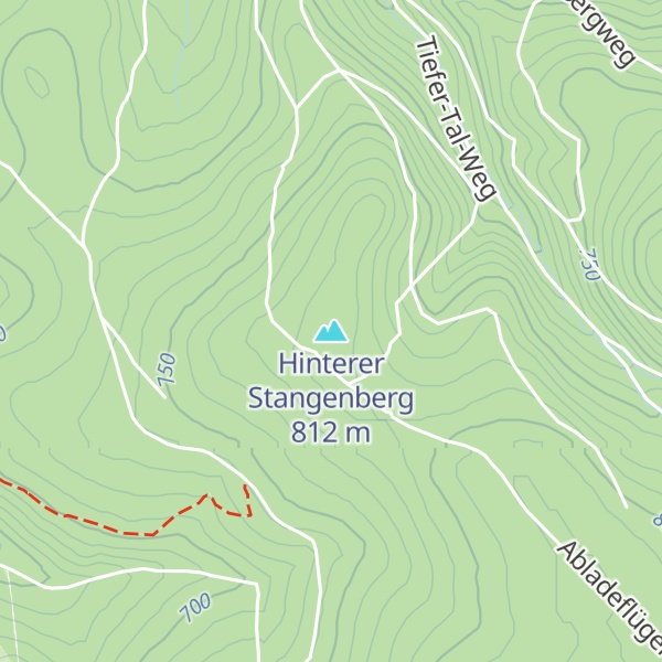 Map of Hinterer Stangenberg