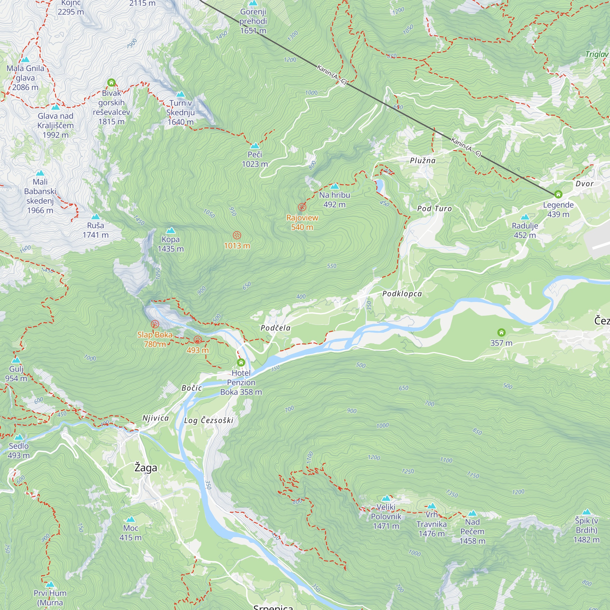 Reception map