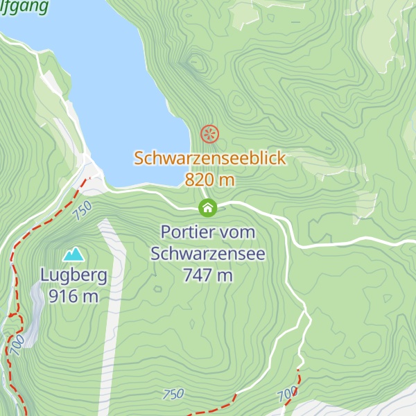 Map of Portier vom Schwarzensee