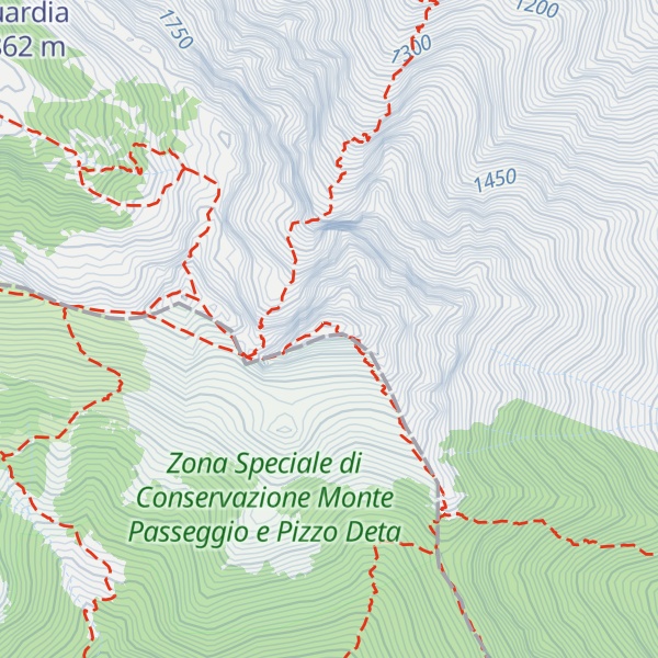 Map of Pizzo Deta
