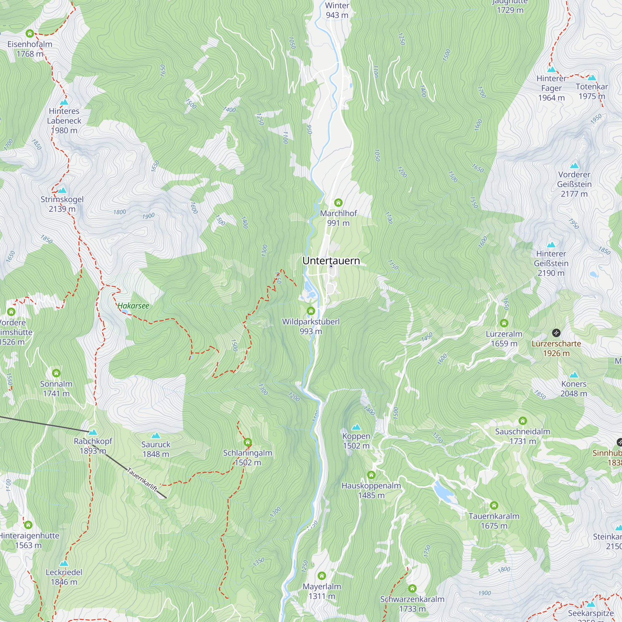 Wildparkstüberl map