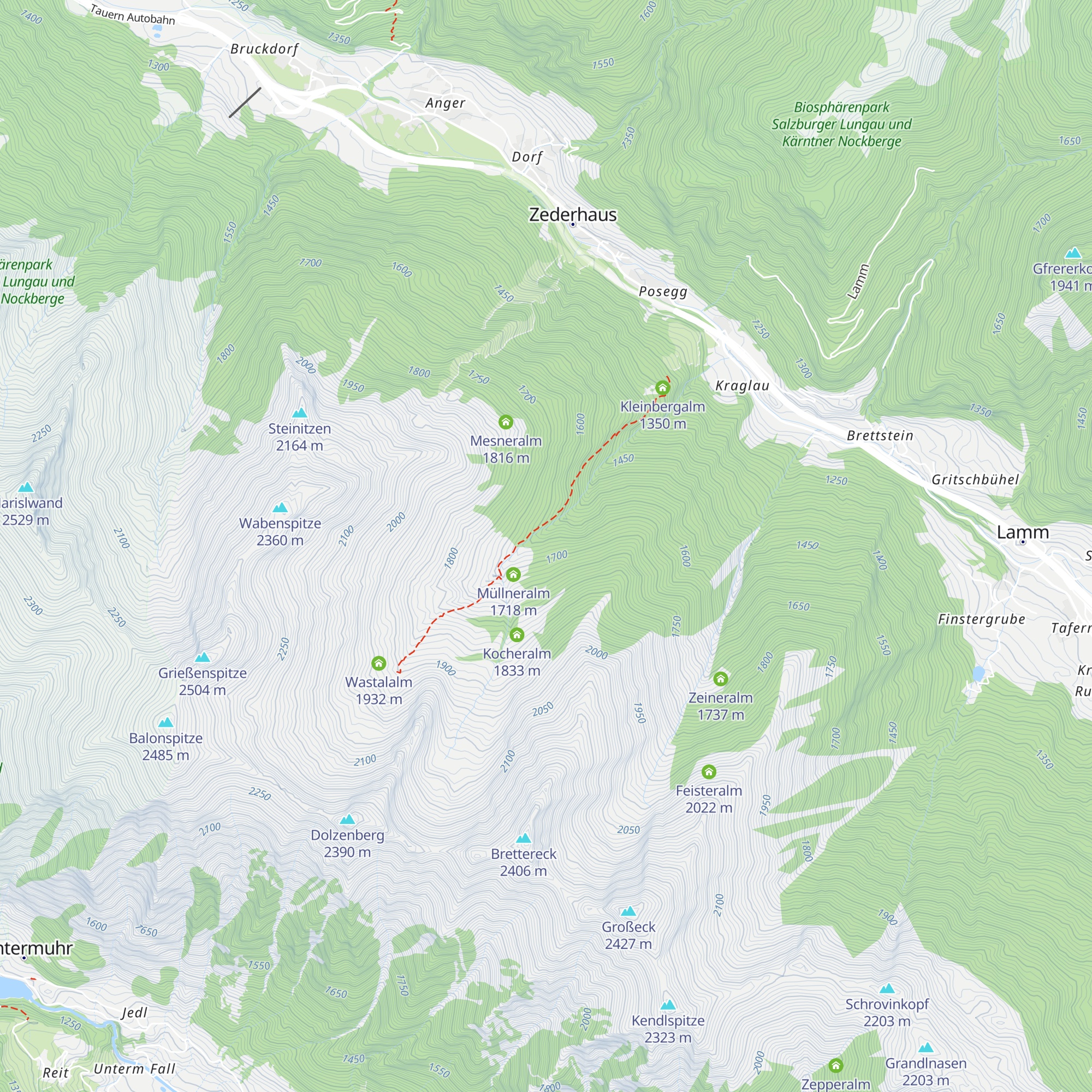 Reinfrankalm map
