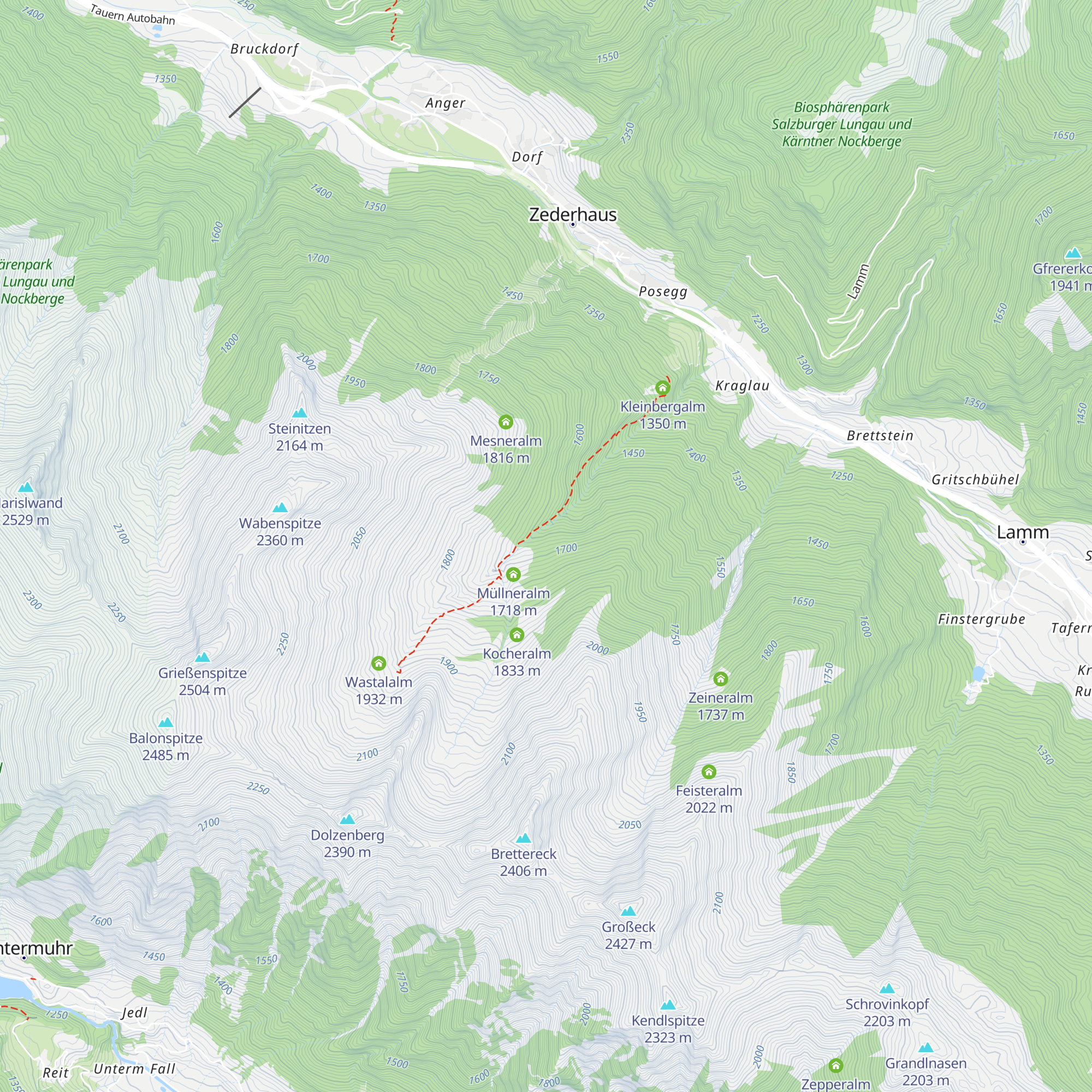 Reinfrankalm map