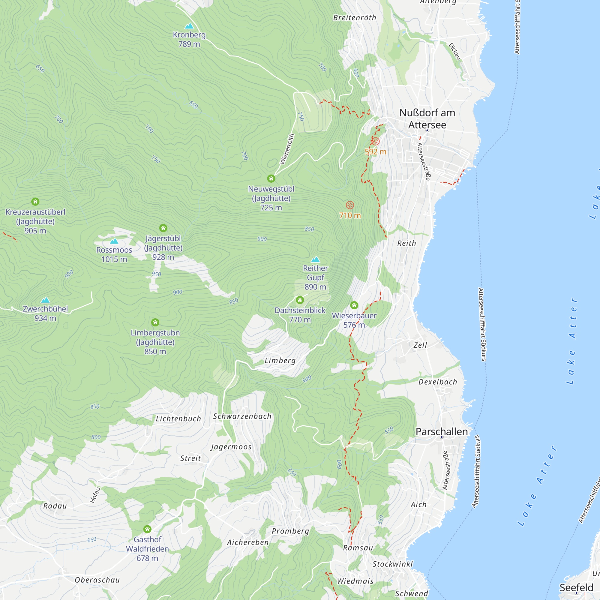 Dachsteinblick map