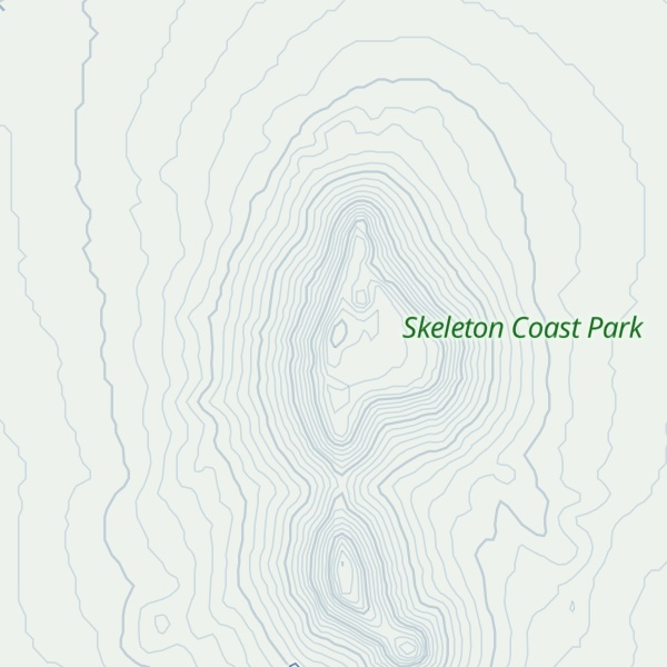 Map of Great Table Mountain