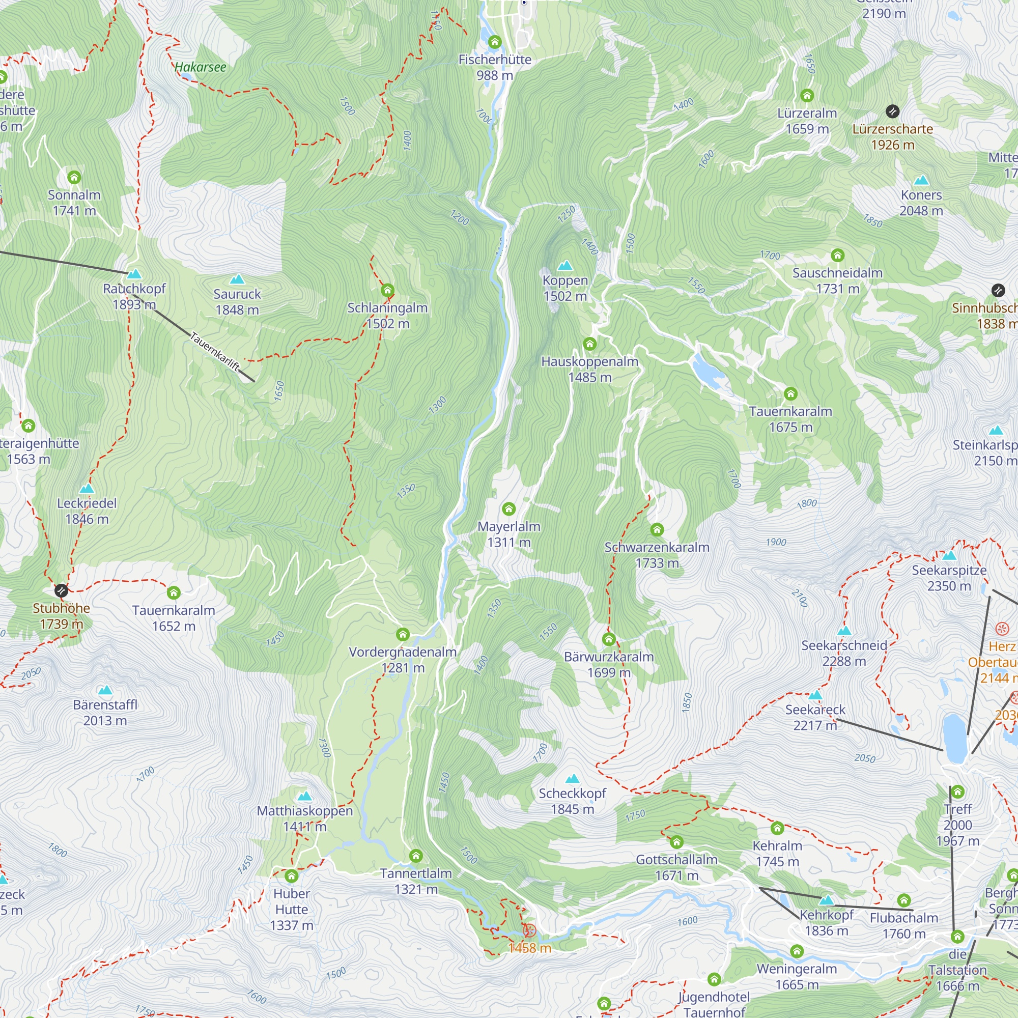 Mayerlalm map