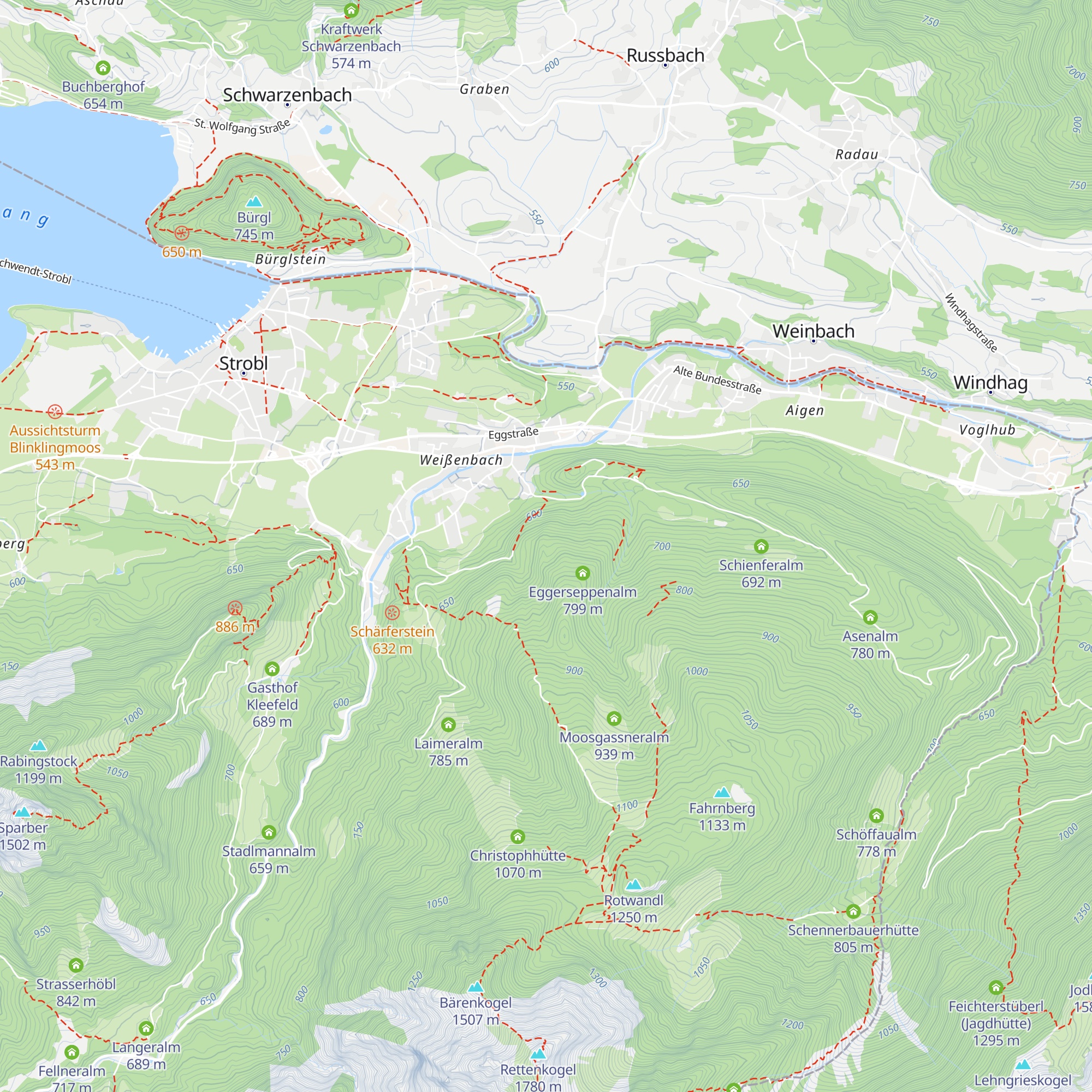 Enterbacher Max Hütte map