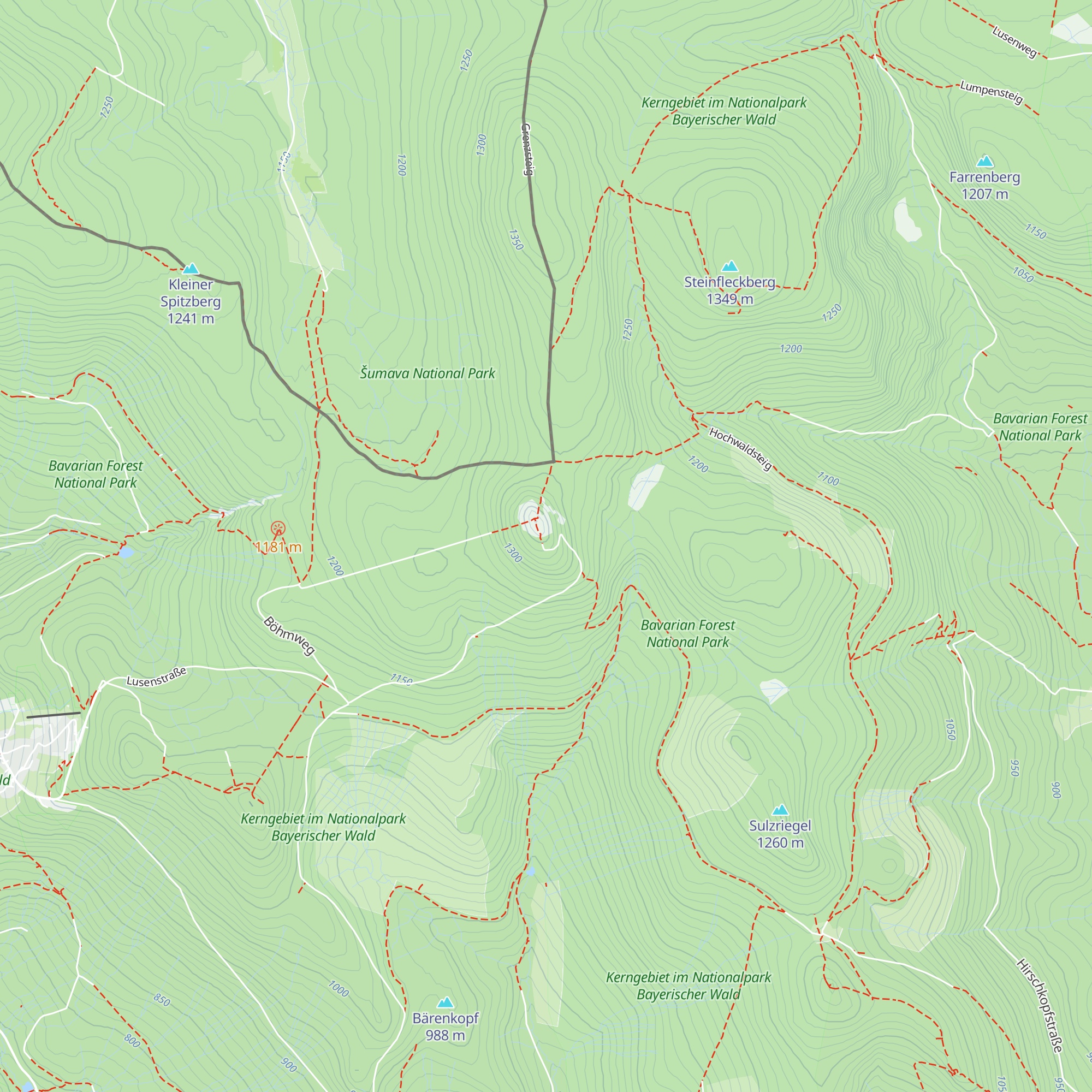 Lusenschutzhaus map