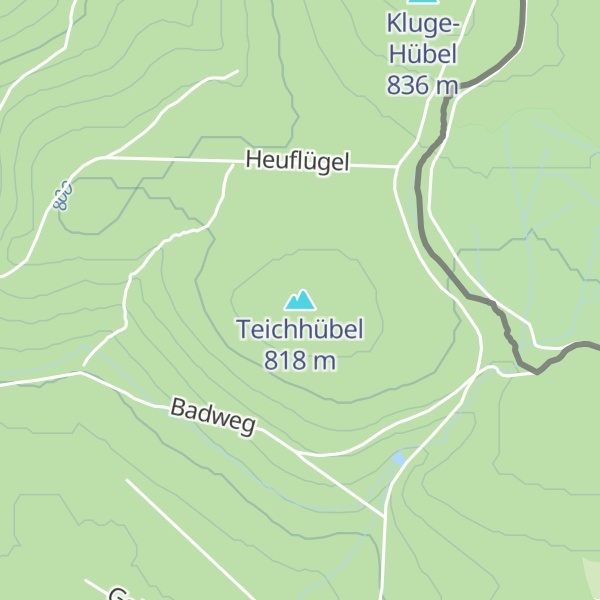 Map of Teichhübel