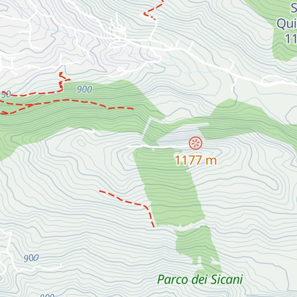 Map of Serra della Moneta