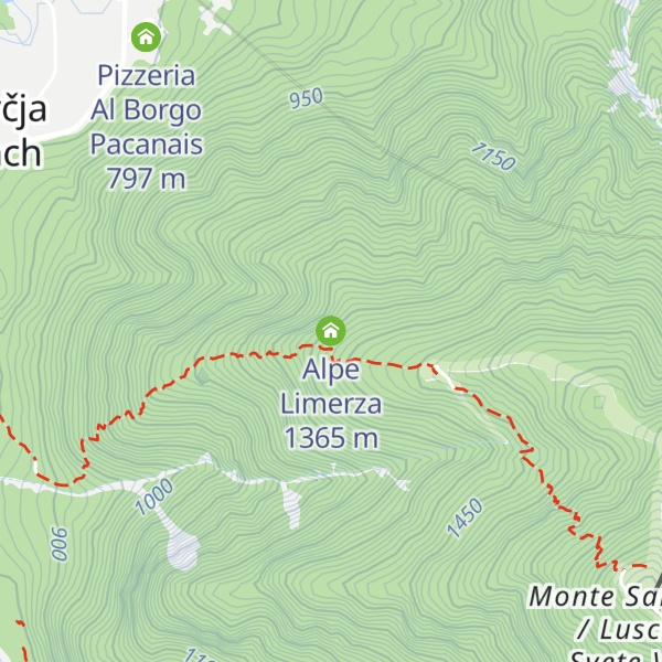 Map of Alpe Limerza