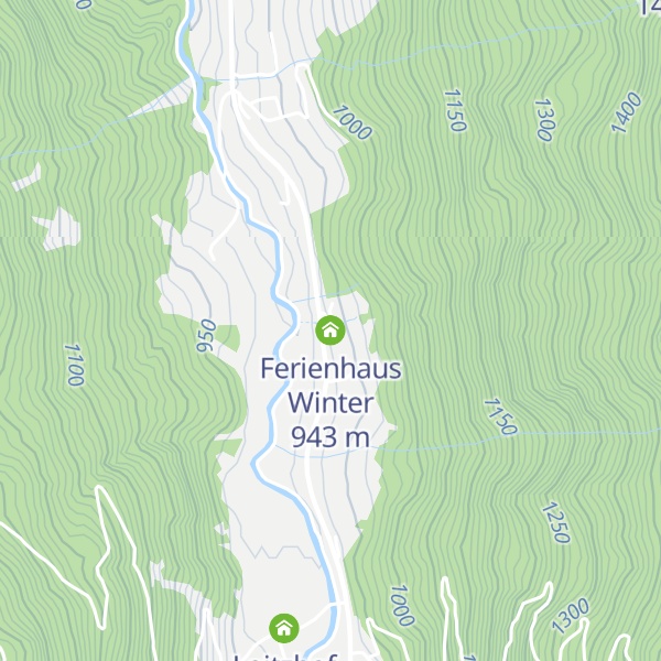 Map of Ferienhaus Winter