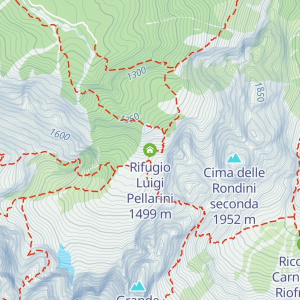 Map of Rifugio Luigi Pellarini