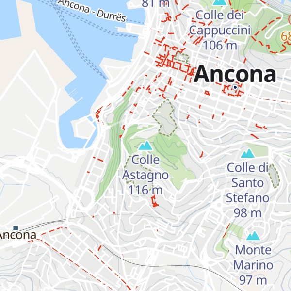 Map of Colle Astagno