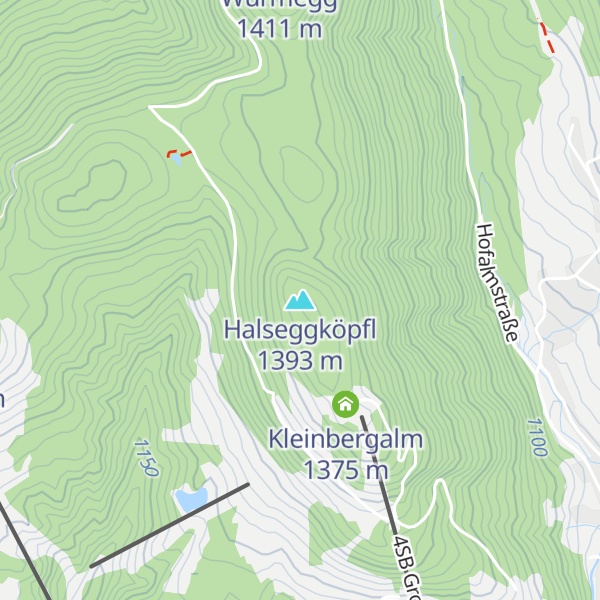 Map of Halseggköpfl