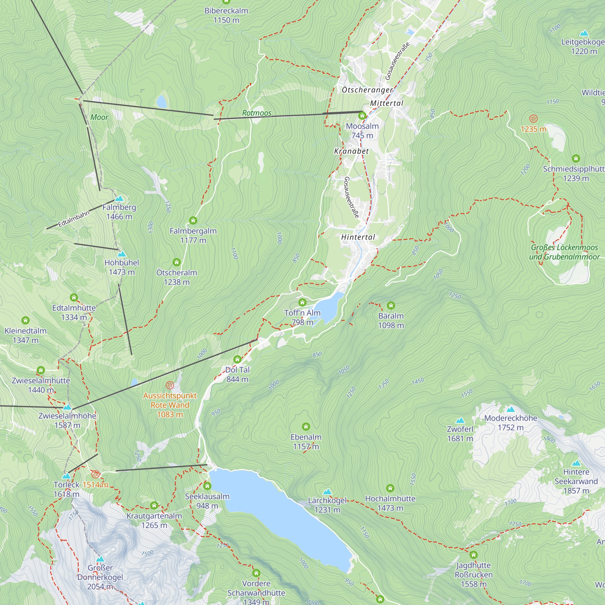 Toff'n Alm map