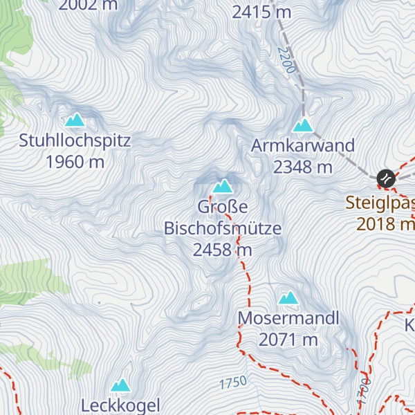 Map of Kamplbrunnspitze