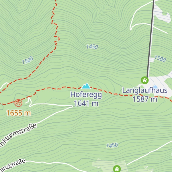 Map of Hoferegg