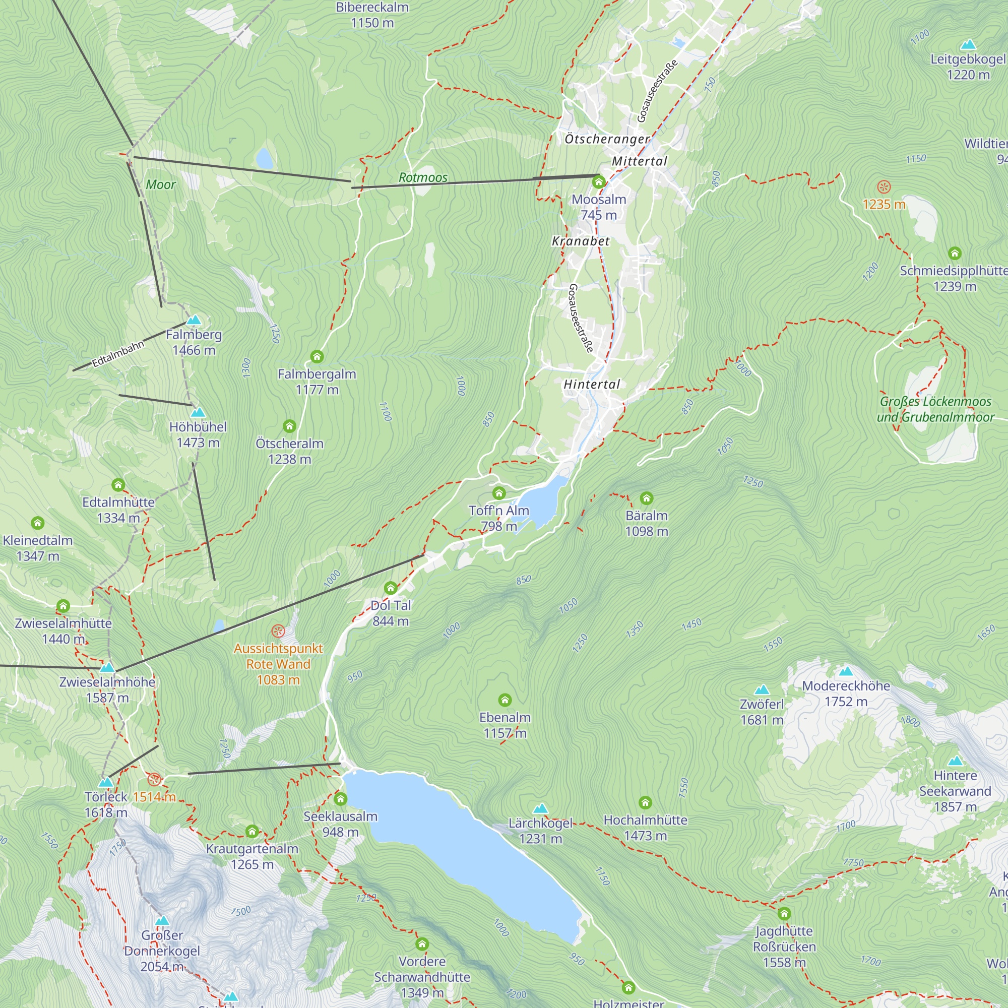Seehütte map
