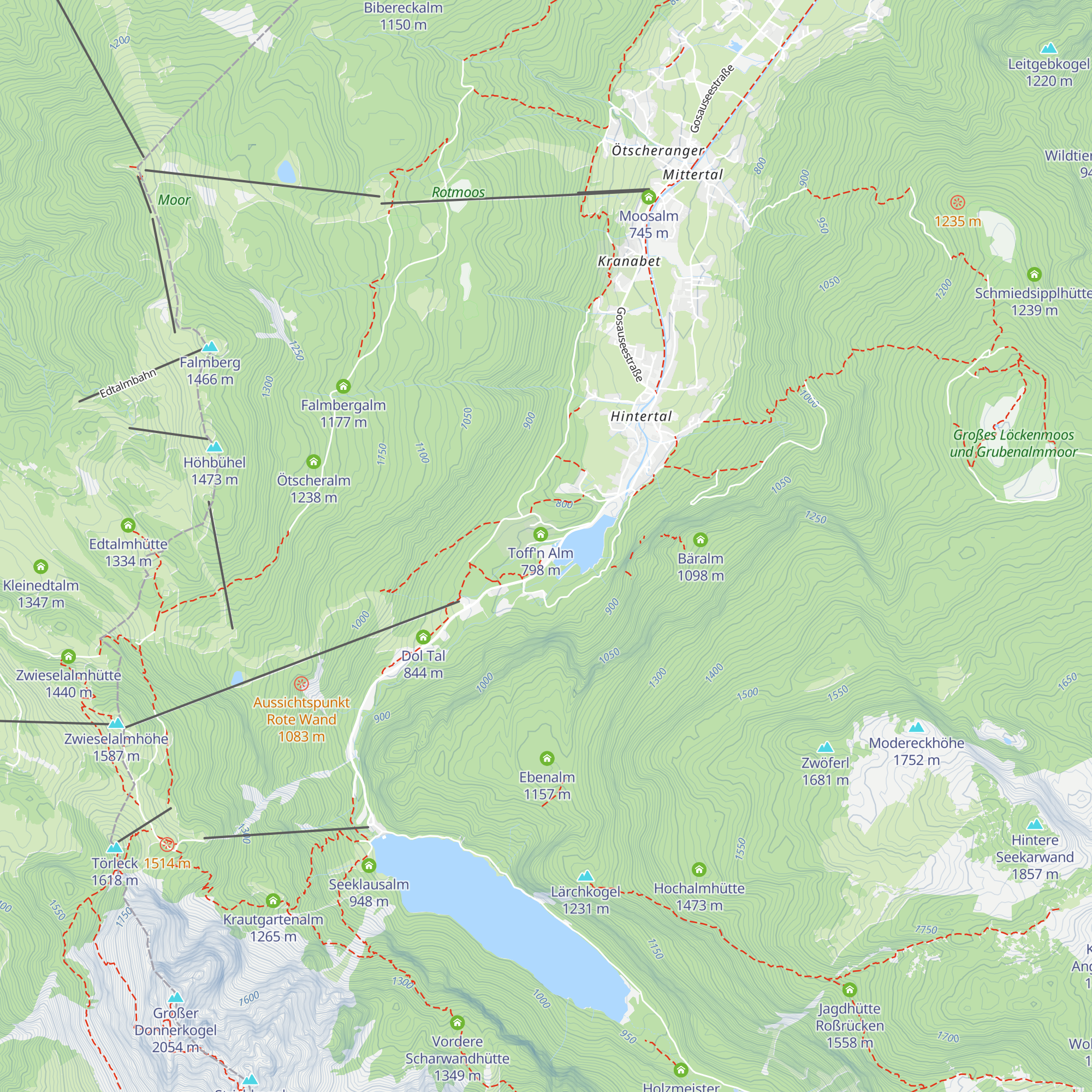 Seehütte map