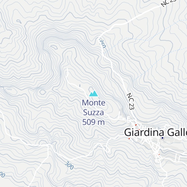 Map of Monte Suzza