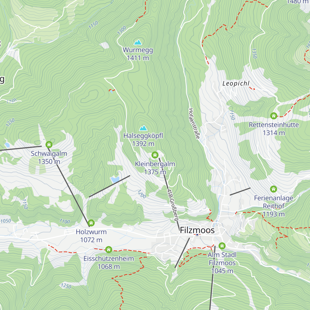 Kleinbergalm map