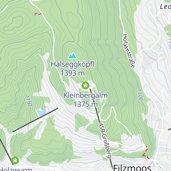 Map of Kleinbergalm